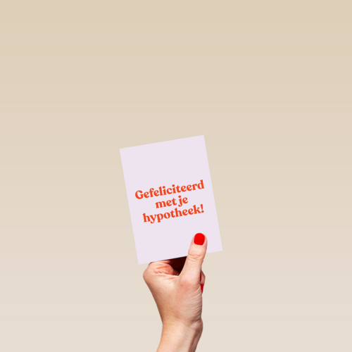 nieuwe woning kaart andc gefeliciteerd met je hypotheek