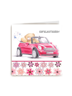 beer in roze auto passed