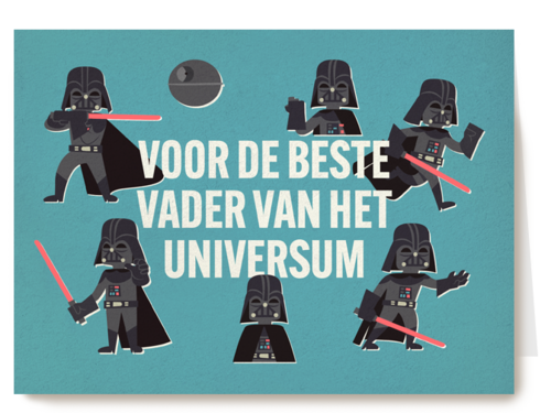 Voor de beste vader van het universum Star Wars