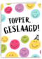 Geslaagd Topper smilies