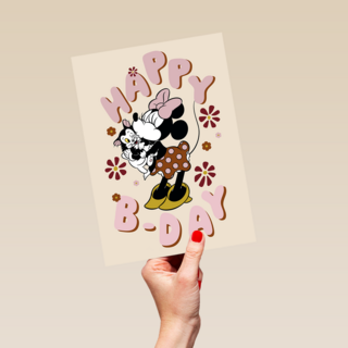 Minnie Mouse Happy Bday Roze