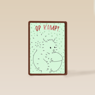 Op Kamp Puzzel kaart