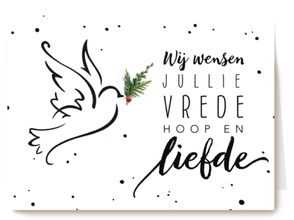 vredesduif kerst