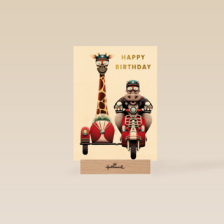 folio happy birthday from hippo and giraffe