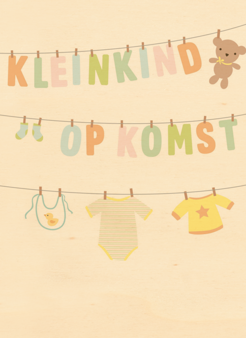 Houten Kaart Zwangerschap Felicitatie | Houten Kaart Hallmark | Zwangerschap Felicitatie | Zwanger Kleinkind Op Komst Waslijn