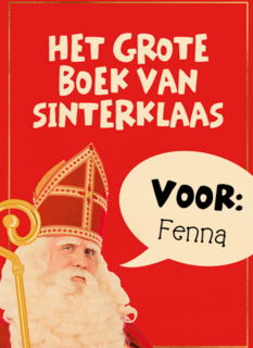 Sinterklaaskaart Het grote boek van Sinterklaas