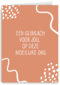 Sterktekaart een glimlach voor jou