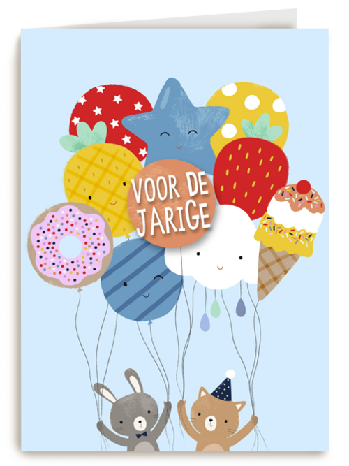 Verjaardagskaart Hallmark | Voor De Jarige Een Grote Tros Ballonnen
