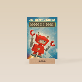 rode robot gefeliciteerd