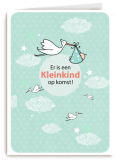 Zwanger kaart Er is een kleinkind op komst