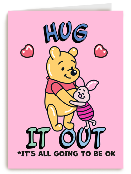 Sterkte kaart Winnie de Poeh hug it out