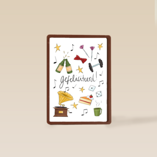 felicitatiekaart man matia studio