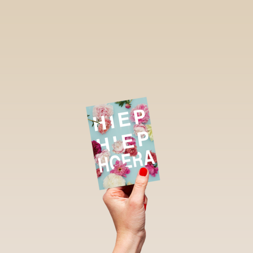 botanical kaart hiep hiep hoera