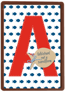 gefeliciteerd met je zwemdiploma A