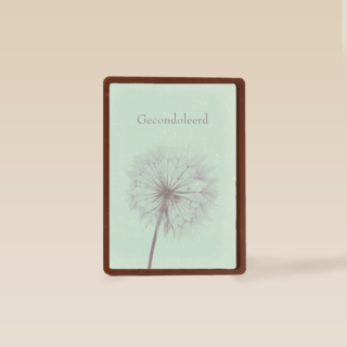 gecondoleerd paardenbloem