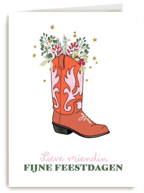 Lieve vriendin fijne feestdagen