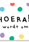 zwanger kleinkind confetti hoera je wordt oma