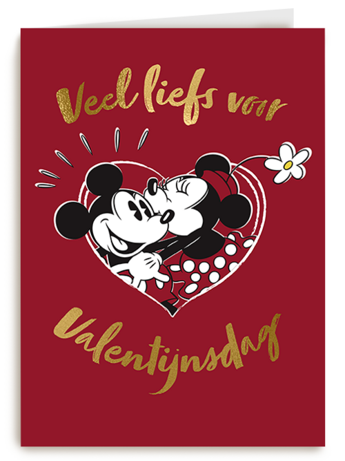 Kaart Hallmark | Valentijn | Valentijn Mickey Minnie Veel Liefst