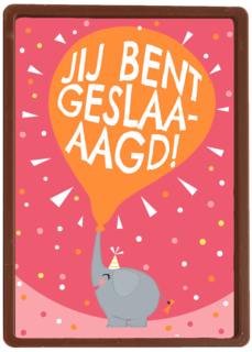 Olifant Jij bent geslaagd