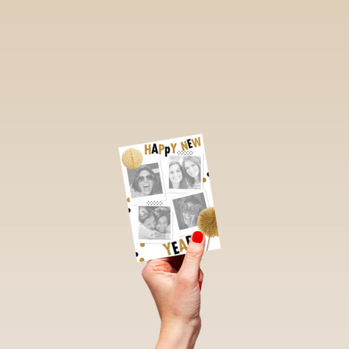 fotokaart polaroid fotoos happy new year