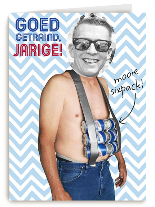 Verjaardagskaart Hallmark | Een Mooie Sixpack Getraind