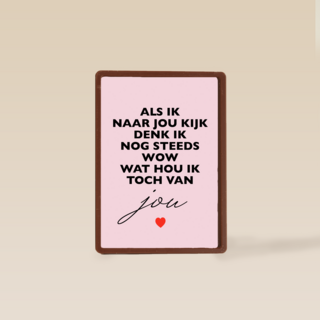 valentijnskaart hip als ik naar jou kijk