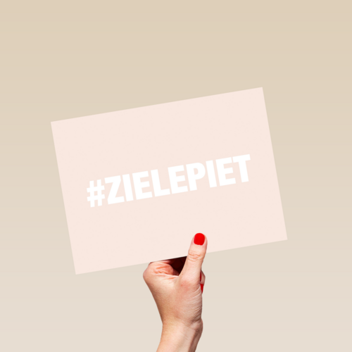 Beterschapskaart opvrolijken hashtag zielepiet