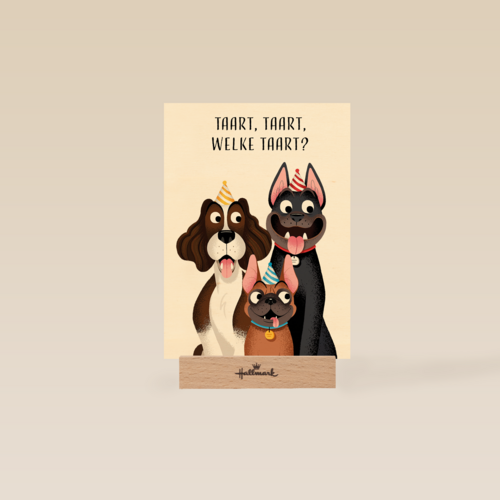 Verjaardagskaart Grappig Taart taart welke taart Folio