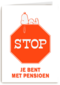 pensioen kaart snoopy stop
