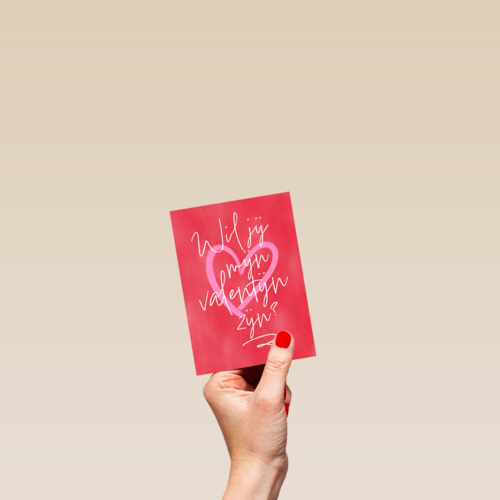 Wil jij mijn valentijn zijn hart