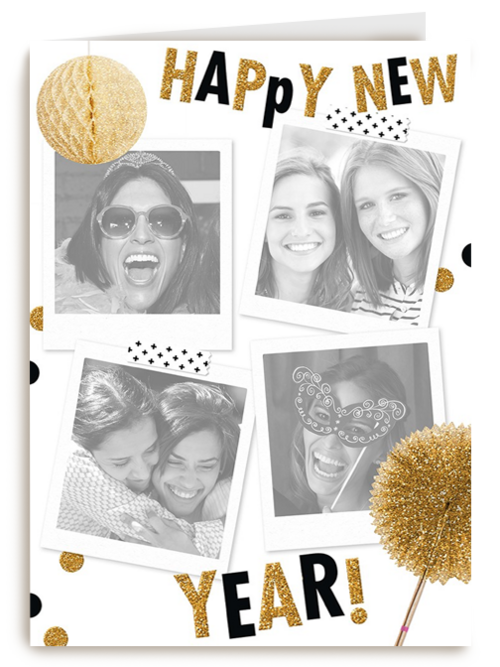 fotokaart polaroid fotoos happy new year