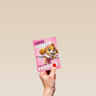 Paw Patrol Girl Power Uitnodiging
