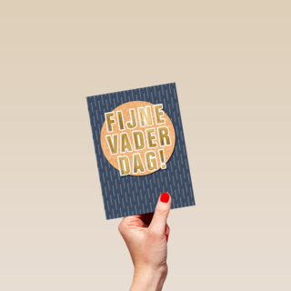 vaderdag kaart klassiek patroon fijne vaderdag