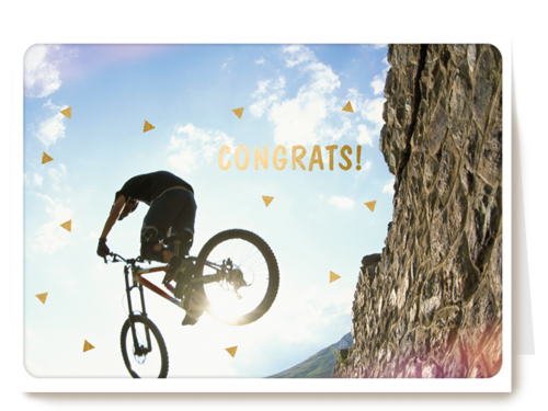 verjaardag kaart klassiek mountainbike