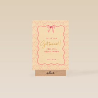 Jullie zijn getrouwd heel veel succes samen