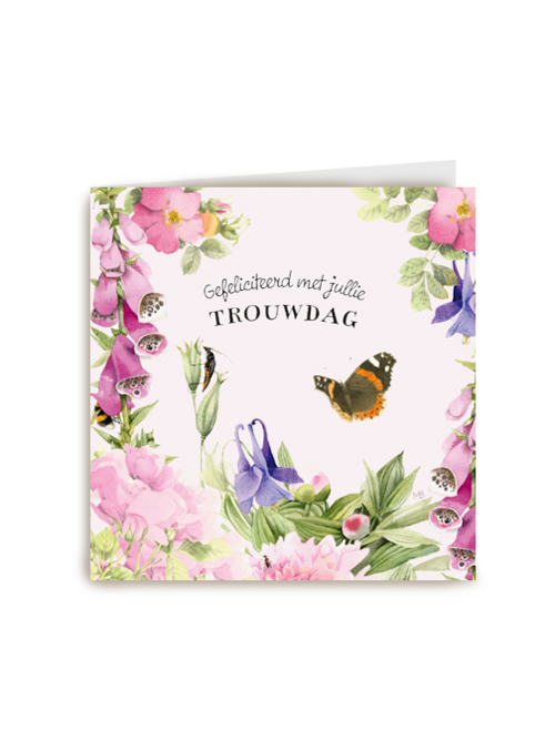 Kaart Hallmark | Felicitatie Huwelijk Huwelijksjubileum | Gefeliciteerd Met Jullie Trouwdag Marjolein Bastin