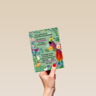 Verjaardagskaart stralende dag