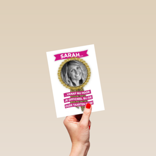sarah een mooie medaille