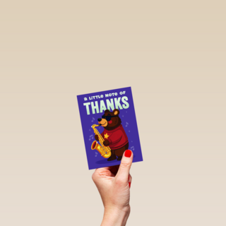 Bedankt A Little Note Of Thanks