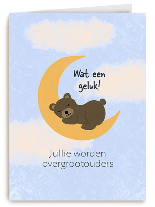 Kaart Hallmark | Zwangerschap felicitatie | Zwangerschap Wat Een Geluk Overgrootouders