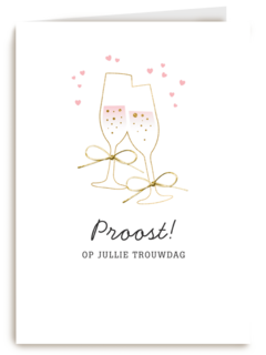 Proost op jullie trouwdag