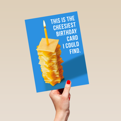 The cheesiest card I could find