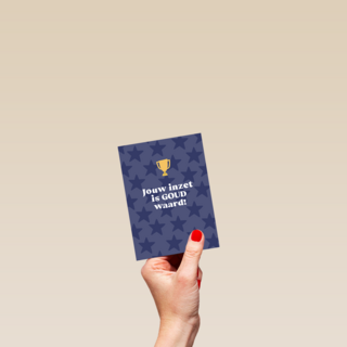 Jouw inzet is goud waard