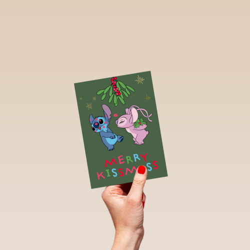 Disney kerstkaart lilo angel