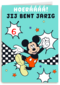 verjaardag kaart mickey mouse hoeraaaa jij bent jarig