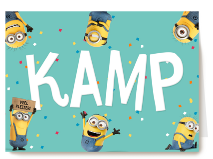 de minions op kamp