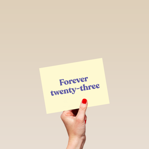 Verjaardagskaart man vrouw Forever twenty three