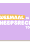 Gezakt kaart tweemaal is scheepsrecht