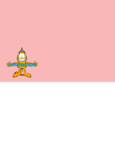 Garfield Happy Birthday