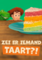 Toy Story kaart Zei er iemand taart